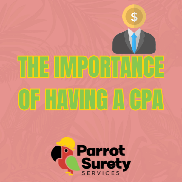 The Importance of Having a CPA title image parrot surety services