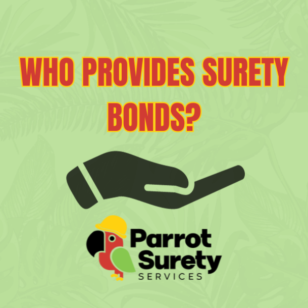 Who Provides Surety Bonds? title image parrot surety services